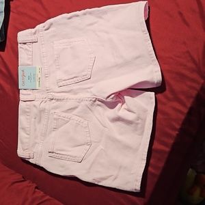 Pink Jean shorts
